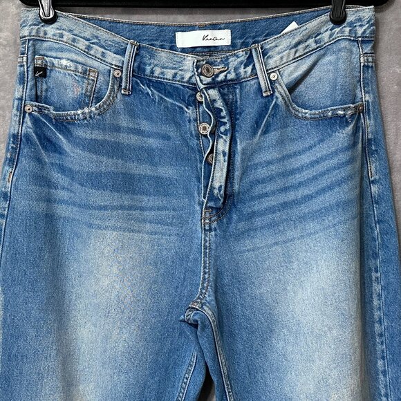 KanCan Ashe Ultra High Rise Straight Leg Jeans Button-Fly Sz 11/29 - Picture 2 of 11